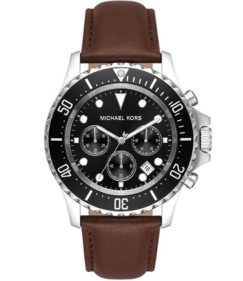 michael kors herrenuhren|michael kors leather watches.